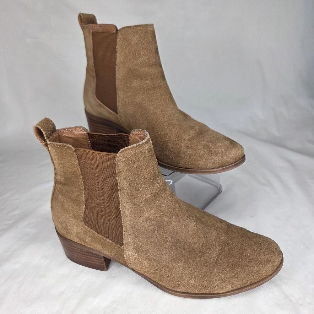 Steve Madden Women's Dover Ankle Boot Cognac Suede Size 9.5 - Picture 2 of 8